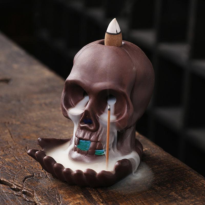 Halloween Backflow Incense Burner Skull |EARLY HALLOWEEN OFFER