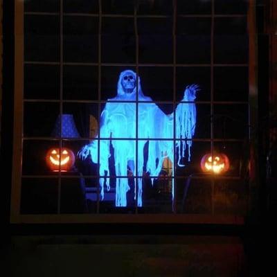Halloween-Projektor inkl. Bildschirm | FRÜH-HALLOWEEN-ANGEBOT