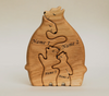Charger l&#39;image dans la visionneuse de la galerie, Puzzle familial ours en bois