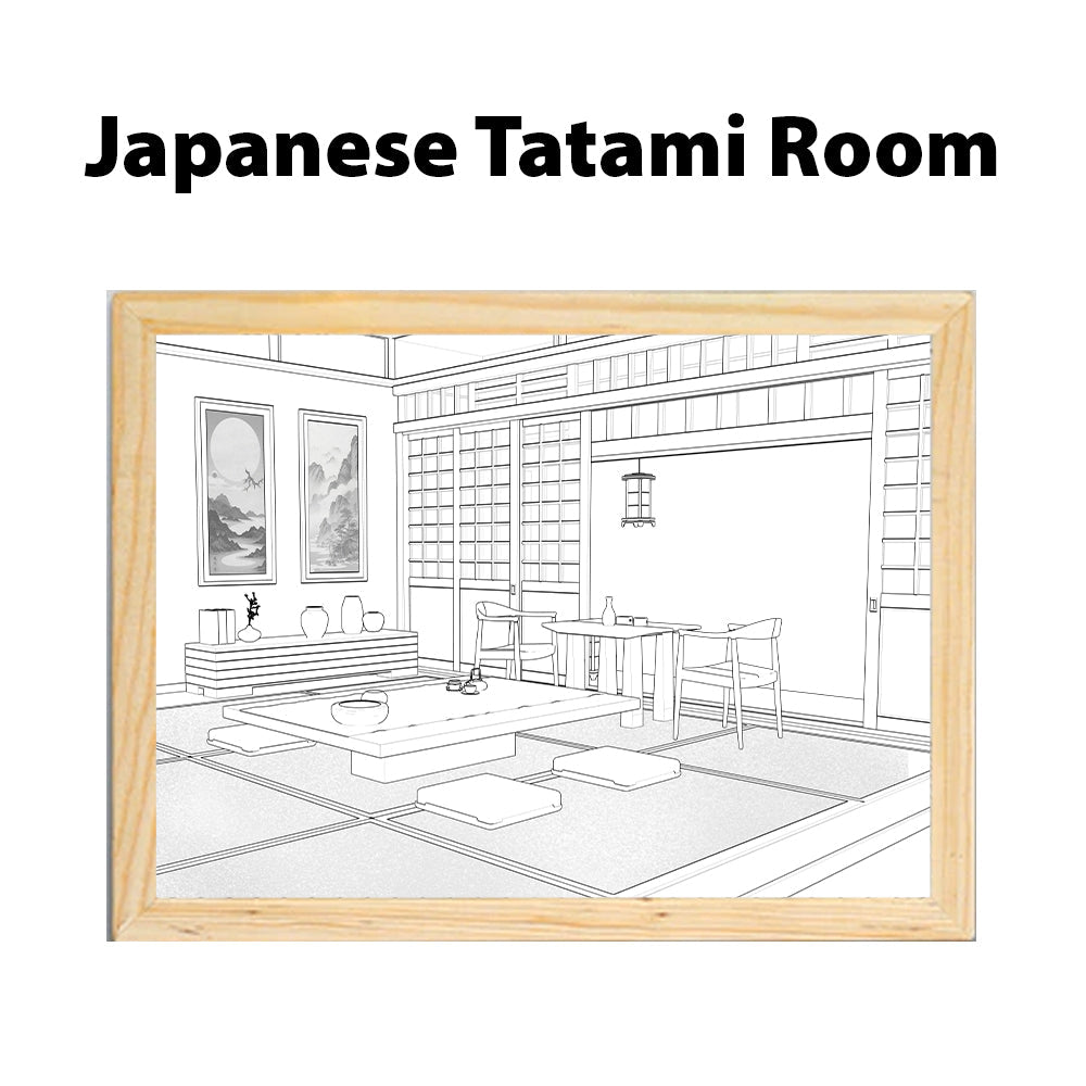 Salle de tatami japonais (nouveau)