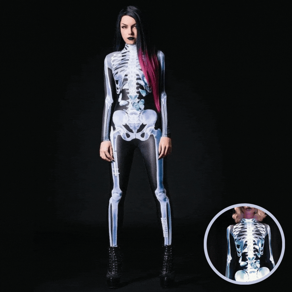 Skelett-Bodysuit | FRÜHES HALLOWEEN-ANGEBOT